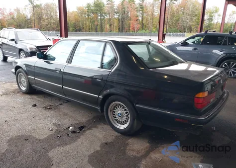 1993 BMW 750 Il Automatic z USA, uszkodzony, nr VIN WBAGC8327PDC81492